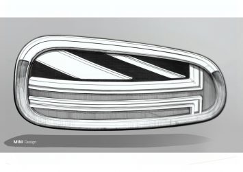 2019 MINI Clubman Tail Light Design Sketch Render
