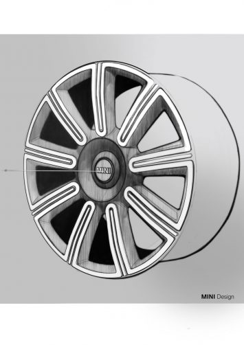 2019 MINI Clubman Wheel Design Sketch