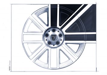 2019 MINI Clubman Wheel Design Sketch