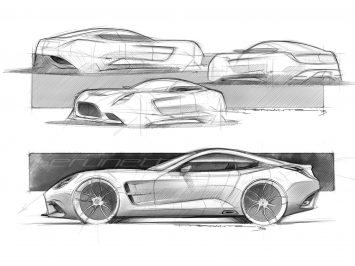 2019 Puritalia Berlinetta Design Sketches