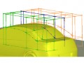 CAE frame work for aerodynamic design development of automotive vehicles
