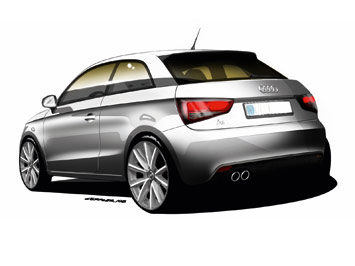  Audi A1 Design Sketch