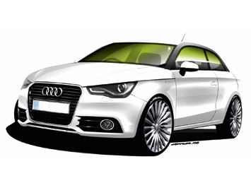  Audi A1 e tron design sketch
