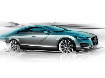  Audi A7 Sportback Design Sketch