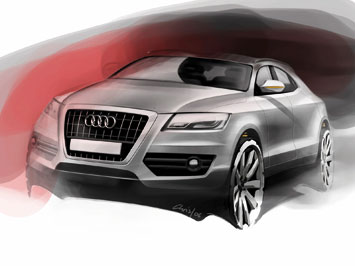  Audi Q5 Design Sketch
