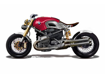  BMW Lo Rider Concept Design Sketch