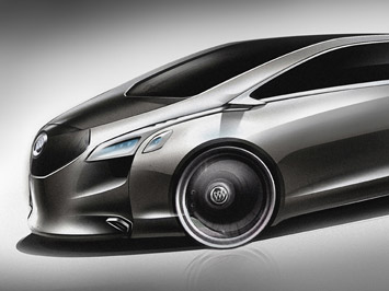  Buick Business Concept Design Sketch