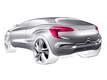  Citroen Hypnos Concept design sketch