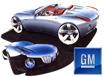  GM Pontiac Solstice Design Sketches