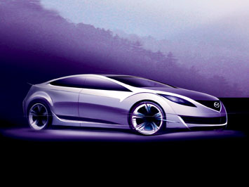  Mazda 6 Design Sketch