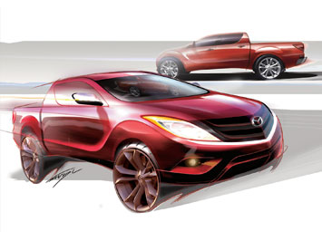  Mazda BT 50 Design Sketch