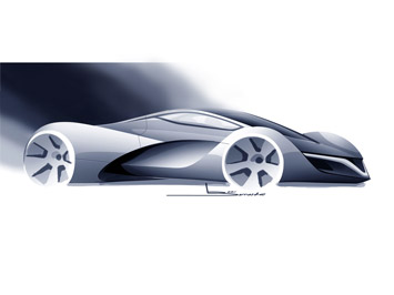  Mazda Furai design sketch