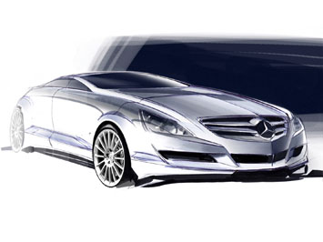  Mercedes-Benz CLS Design Sketch