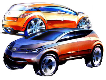 Nissan Design Sketches