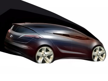  Opel Astra Design Sketch