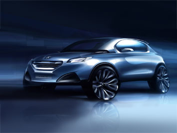  Peugeot HR1 Concept Design Sketch