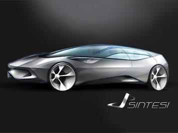  Pininfarina Sintesi design sketch