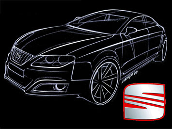  Seat Sedan Design Sketch