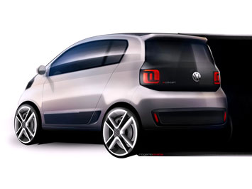  Volkswagen In Concept Design Sketch