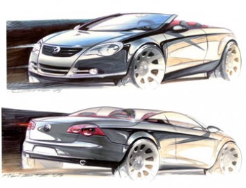  VW Eos Design Sketches