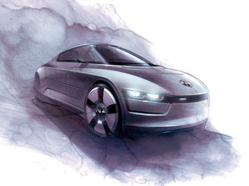  VW L1 Concept design sketch