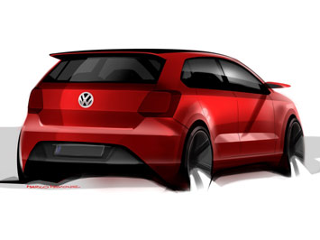  VW Polo Design Sketch