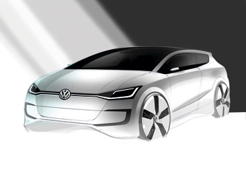  VW Up! Lite Concept Design Sketch