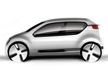  VW Up Concept design sketch