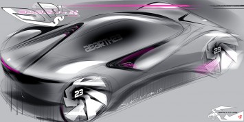 Abarth-23 Concept design sketches