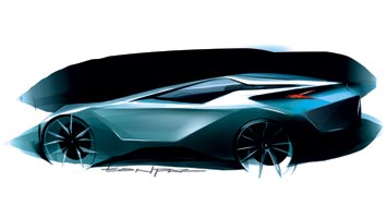 Acura Concept Design Sketch