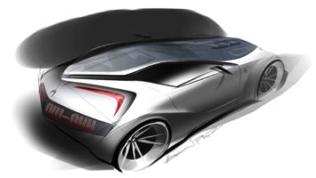 Acura Concept Design Sketch