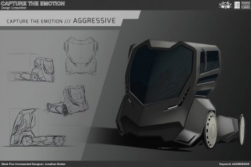Aggressive Truck Concept Design Sketch by Jonathan Stoker