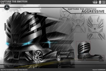 Aggressive Truck Concept Design Sketch by Tobias Benedini