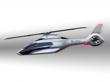 Airbus Helicopters H160 Design Sketch by Peugeot Design Lab