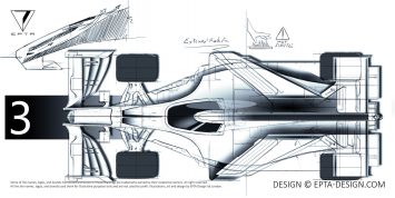 Alfa Romeo 2018 Brabham EVO F1 Concept Design Sketch