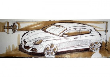 Alfa Romeo Design Sketch by Michele Leonello