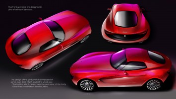 Alfa Romeo Giulia Concept Design Sketches