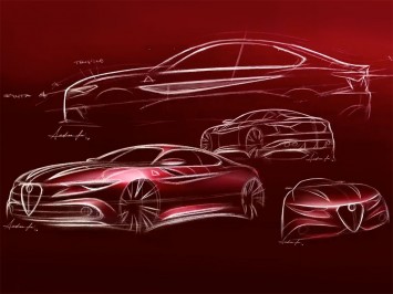 Alfa Romeo Giulia - Design Sketches