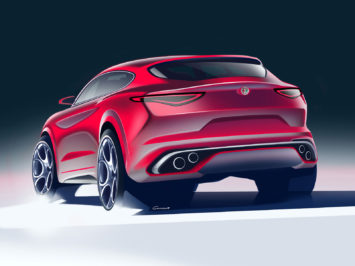 Alfa Romeo Stelvio Design Sketch