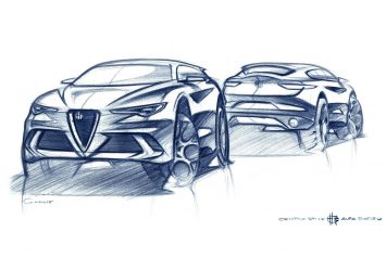 Alfa Romeo Stelvio Design Sketch by Carmelo Giannone