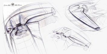Alfa Romeo Tonale Concept Interior Design Sketches by Soohan Yun