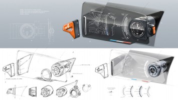 Alpine Vision Concept Interior - Detail Design Sketch Render