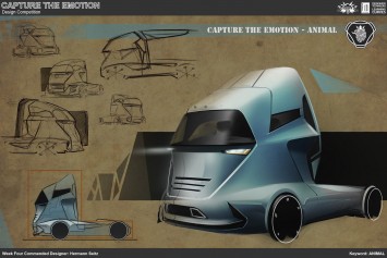 Animal Truck Concept Design Sketch by Hermann Seitz