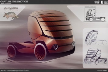 Animal Truck Concept Design Sketch by Konrad Cholewka
