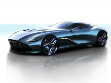 Aston Martin DBS GT Zagato Design Sketch Render