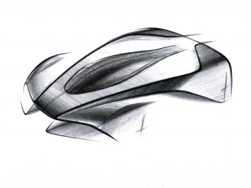 Aston Martin Project 003 Hypercar Design Sketch