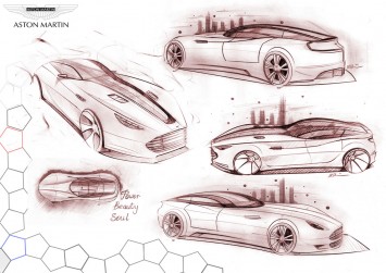 Aston Martin Viceroy Concept Design Sketch