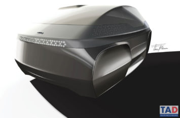 Audi 4senses Design Sketch Render by Fabrizio Buonomo