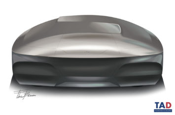 Audi 4senses Design Sketch Render by Fabrizio Buonomo