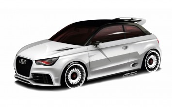 Audi A1 clubsport quattro Concept Design Sketch